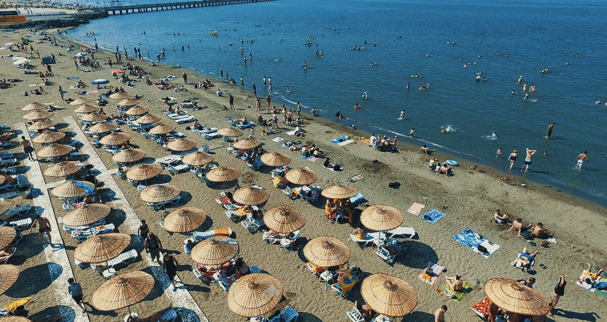 Atakum Beaches - Tourism Map
